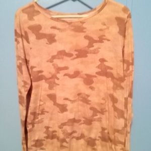 Long sleeve tshirt pink camo